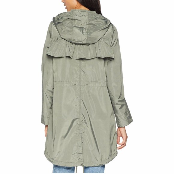 Jack by BB Dakota Jackets & Blazers - Jack BB Dakota Rain Coat Jacket Ruffle Back Lightweight Into The Wild XS Women